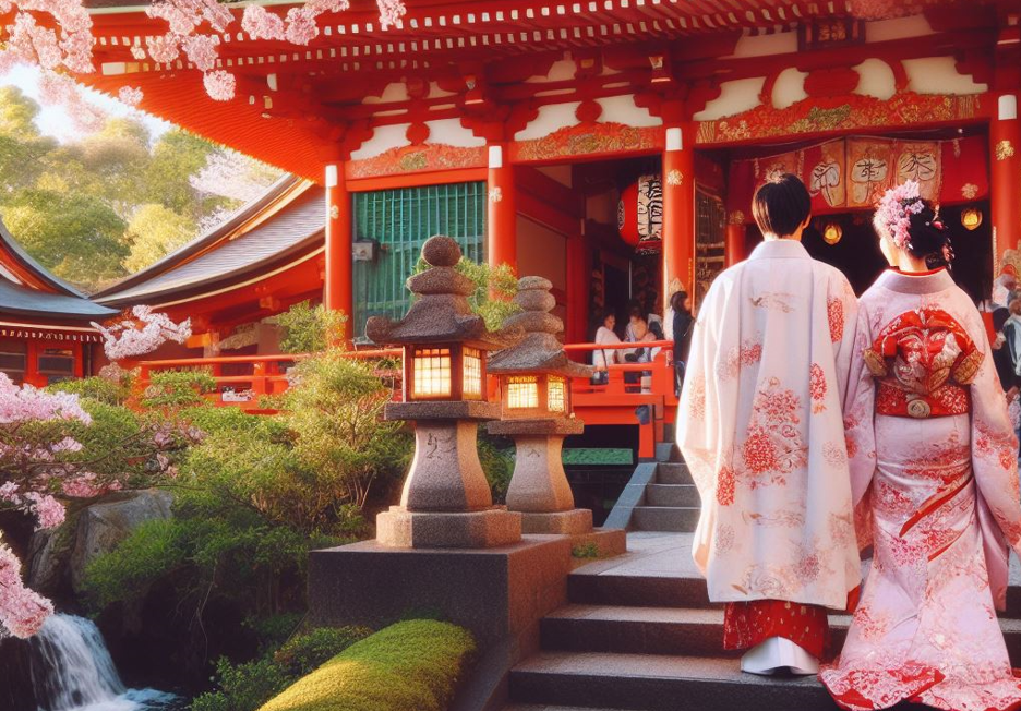 Sposarsi in un tempio giapponese